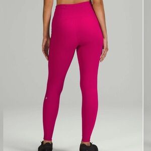 Lululemon Swift Speed High Rise Leggings Size 2 Wild Berry Pink Luxtreme Pockets